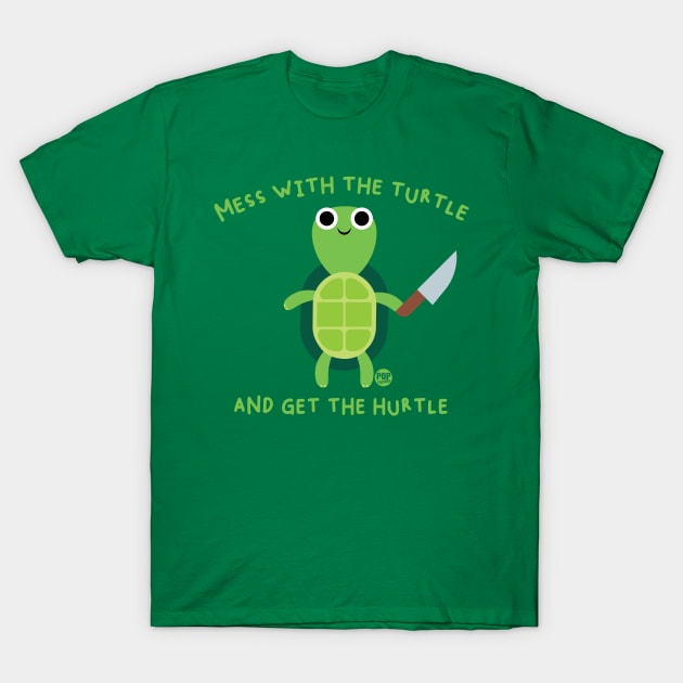 TURTLE HURTLE T-Shirt by toddgoldmanart